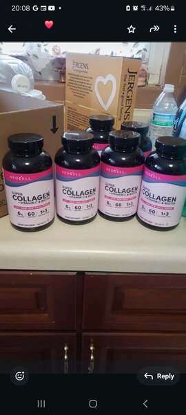 Super Collagen, vitamin c and biotin