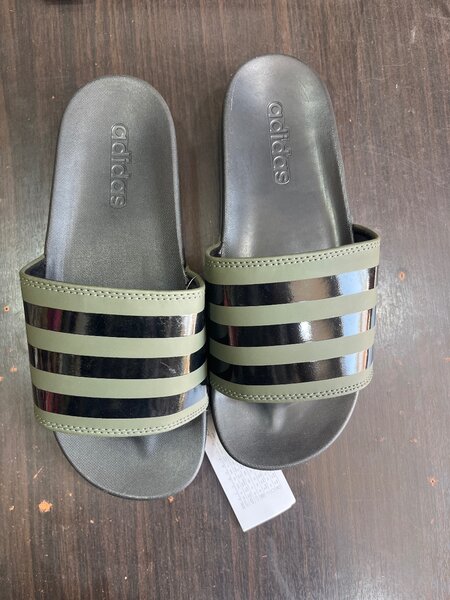 Adidas 3 stripes slides