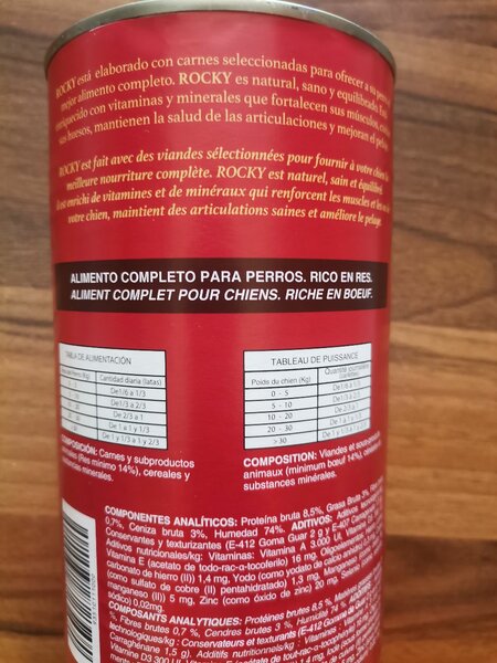 Nourriture pour Chiens au Boeuf