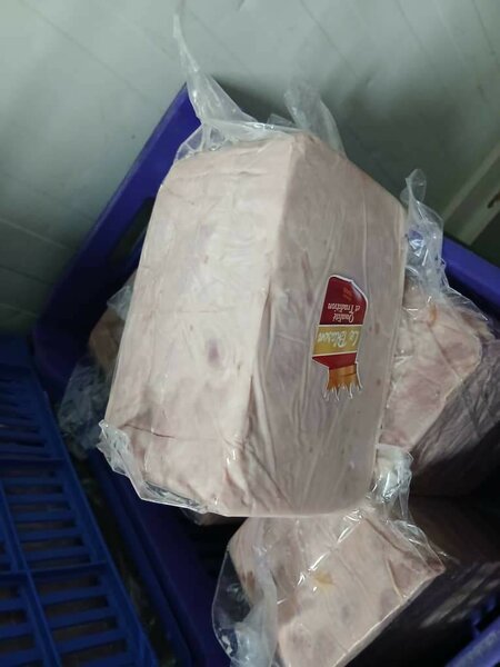 Jambon découenné et dégraissé