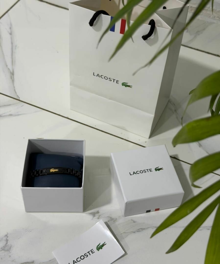Bracelet en acier Lacoste élégant