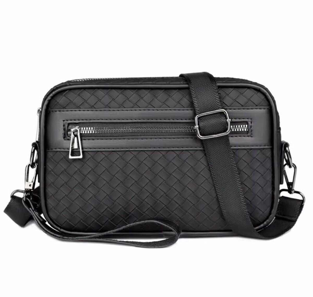 Sac bandoulière tressé élégant