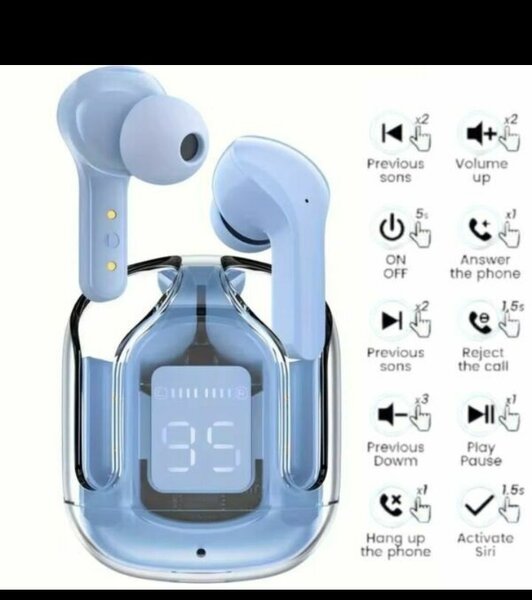 Écouteurs Sans Fil Bluetooth avec Écran LED