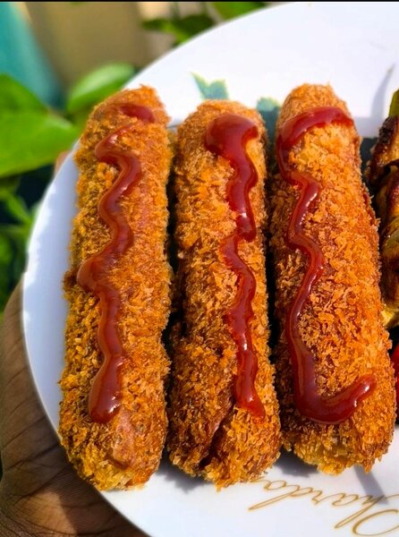 Saucisse panée (poulet)