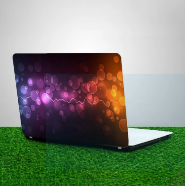 Color Bokeh Laptop Back Skin Sticker-Laptop Back Skin-Laptop Skin Vinyl Sticker Decal, 13 13.3 14.6 15 15.4 15.6 inch Laptop Skin Sticker Cover For All Laptops