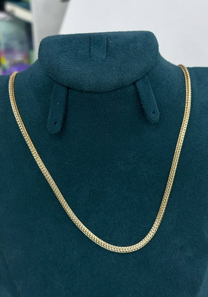 Позолоченные цепочки с пробой 585