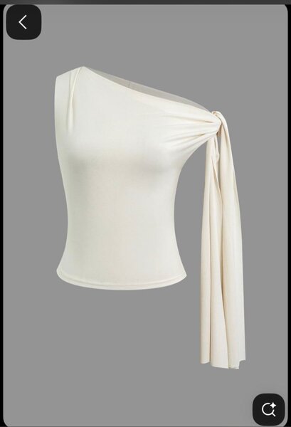 Top asymétrique élégant