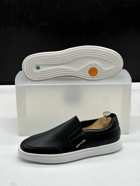 Chaussures slip-on en cuir