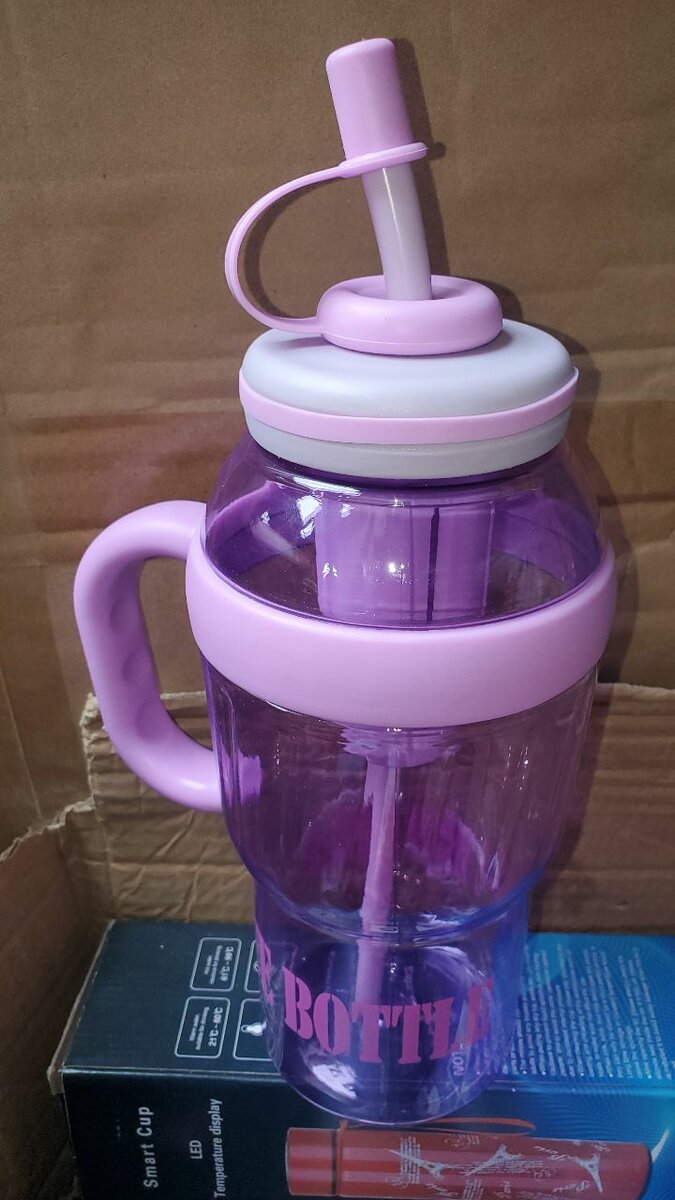 Gourde Tritan avec Paille