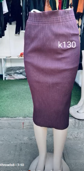 Purple women's skirt