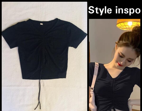 Salaula crop tops and tops