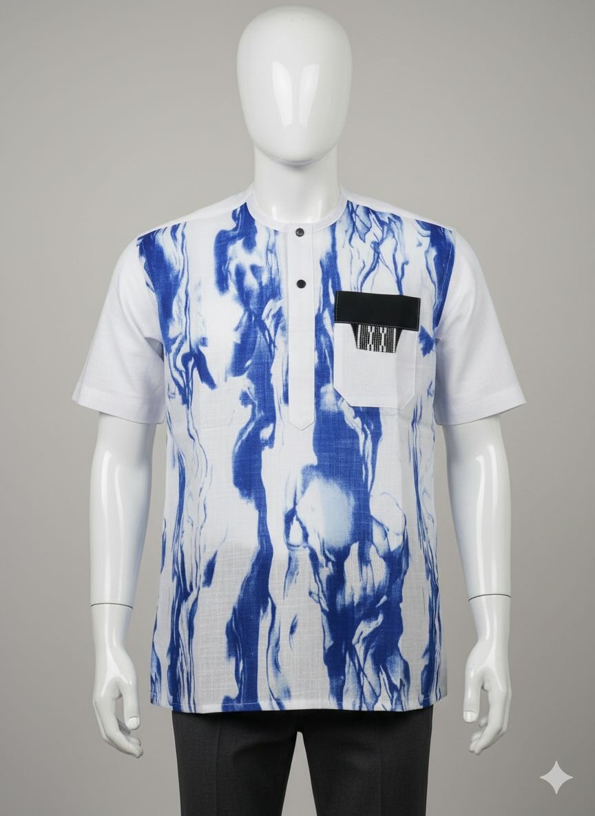 Chemise homme en lin moderne