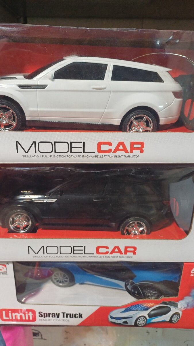 Model And Spary car