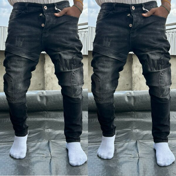 Jeans cargo tendance homme