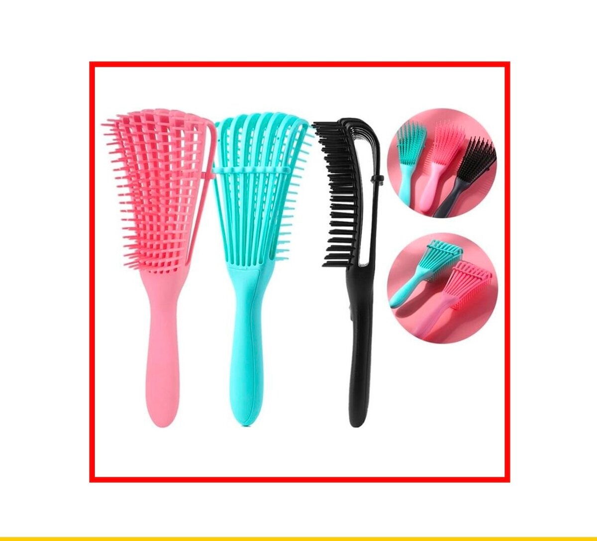 Peigne à cheveux crépus