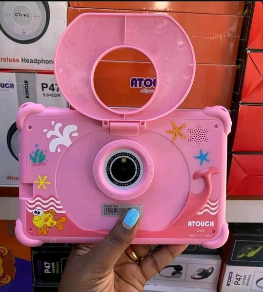 Tablette Enfant Étanche Rose