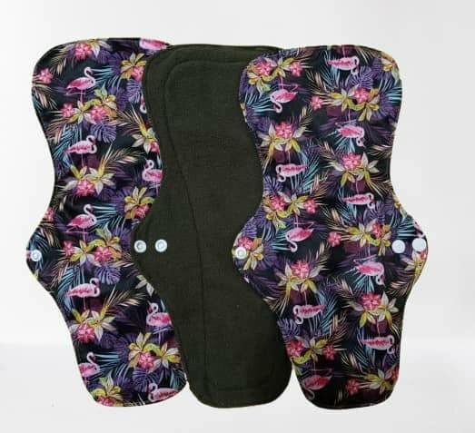 Serviettes réutilisables florales