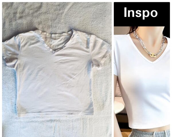 Salaula crop tops and tops