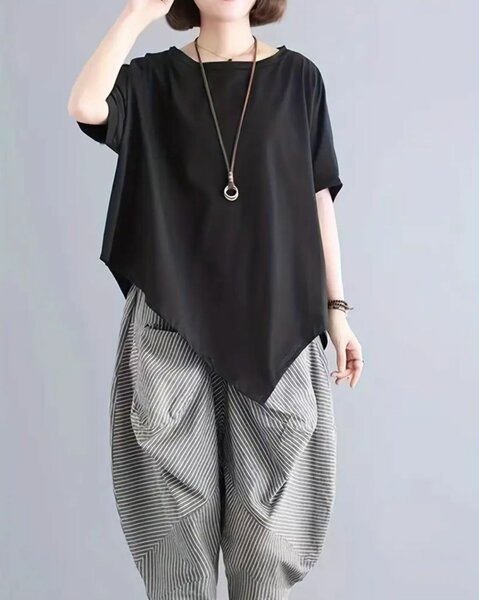 Свободная футболка+ аксессуар