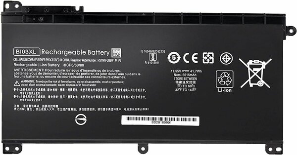BI03XL ON03XL Batterie HP Pavilion X360 M3-U Stream 14-AX