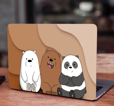 Bare Bear Laptop Skin Vinyl Stickers Decal,12 13 14 15 15.6 inches Notebook Laptop Skin Sticker for all Laptops (RF SKIN)
