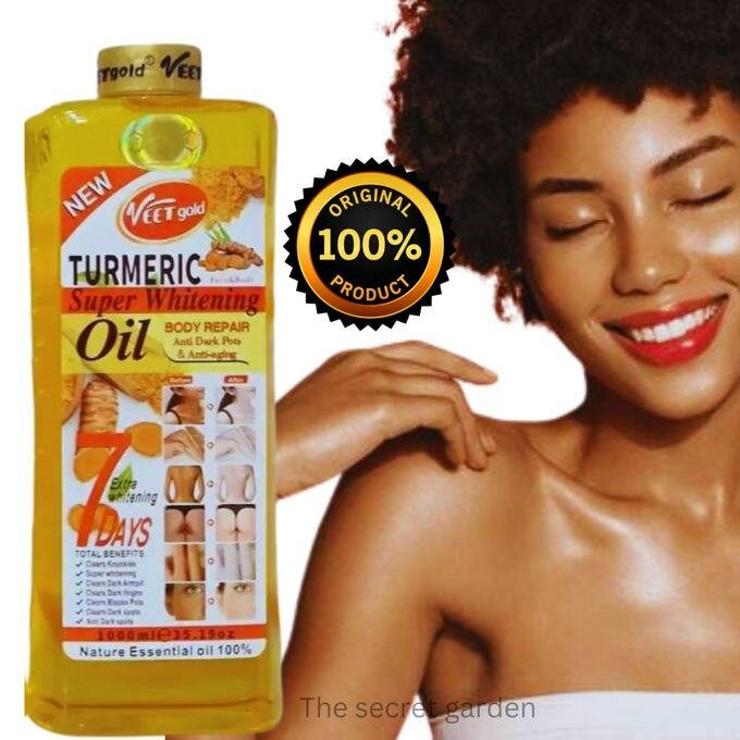 Tumeric whitening oil