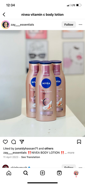 Nivea Vitamin C Body Lotion