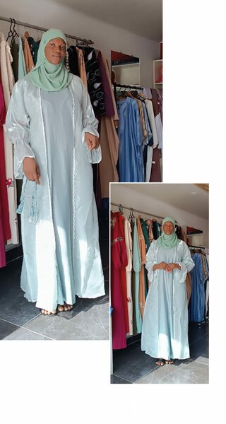 Abaya 2 pièces+ foulard