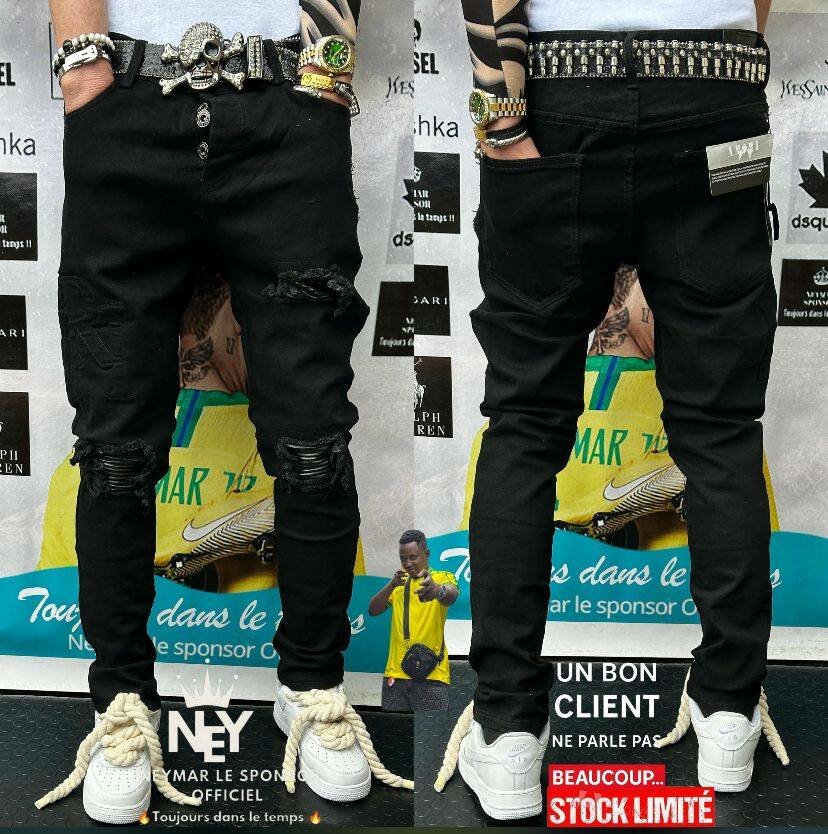 Jean slim décontracté homme