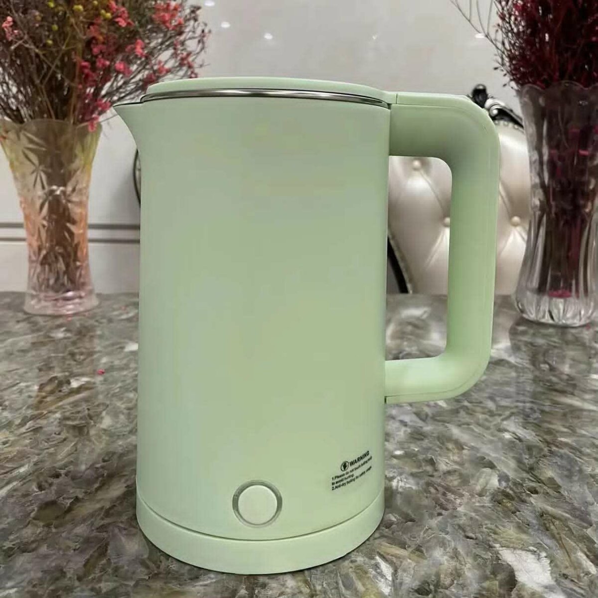 Bouilloire électrique en acier inoxydable - Élégance et sécu