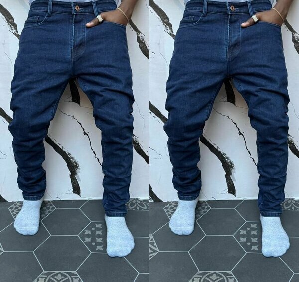 Jean bleu foncé homme