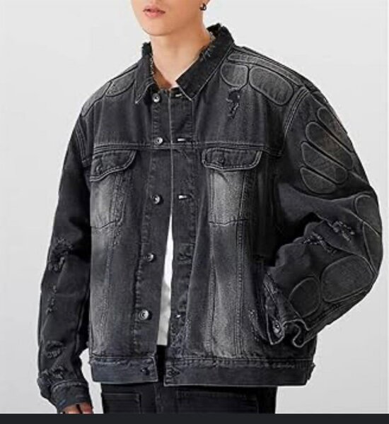 Solid jeans jackets