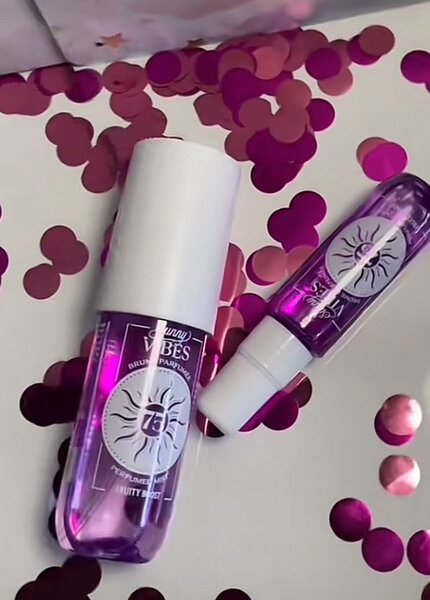 Flacons parfum colorés