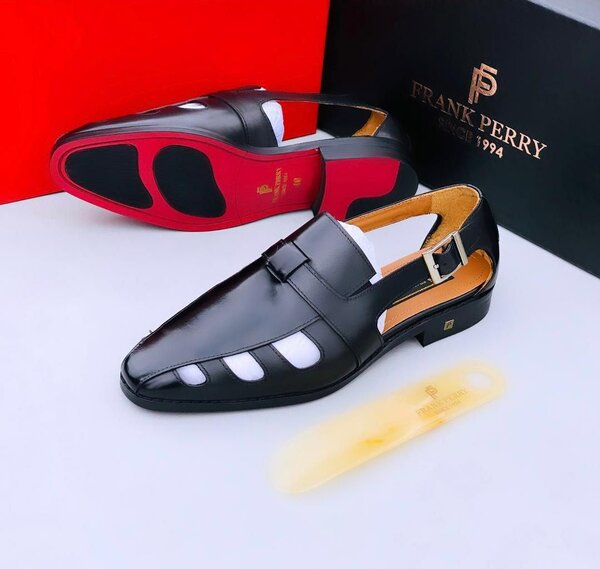 Frank Perry Solid Leather Shoes
