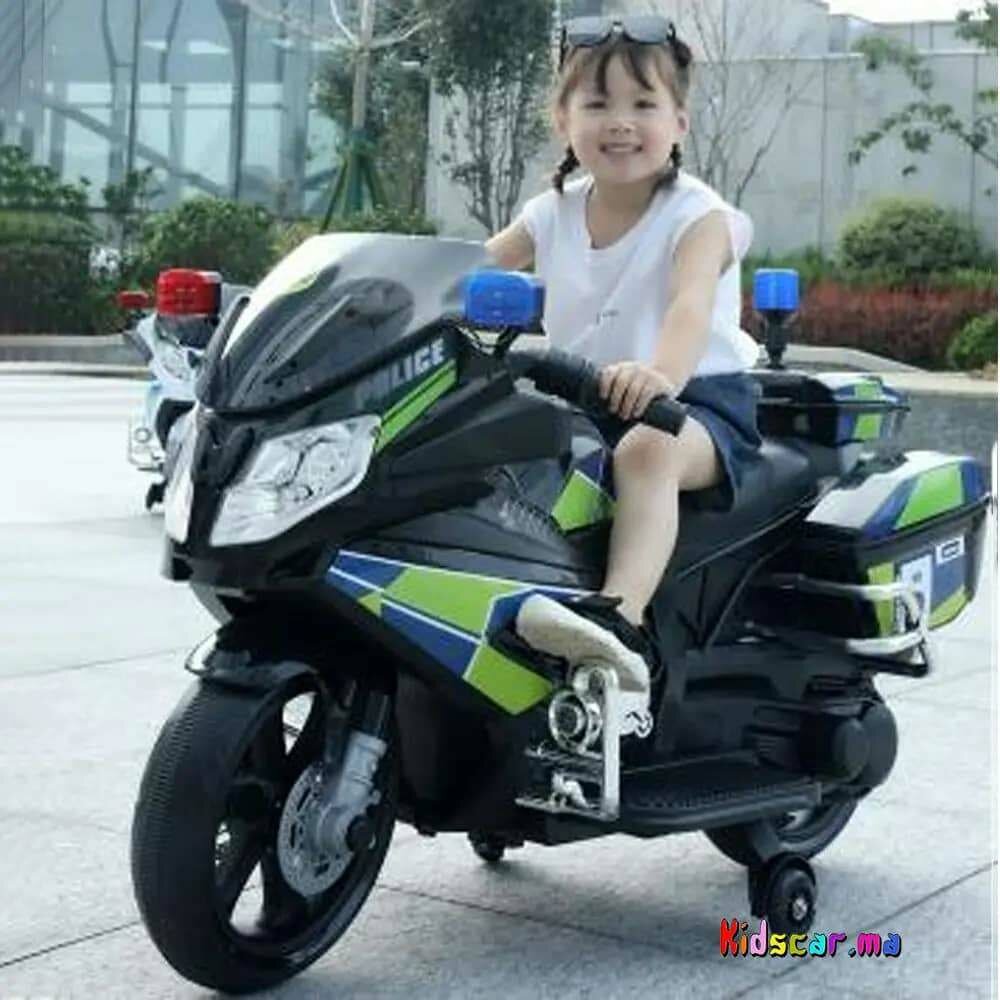 Moto électrique enfant policier