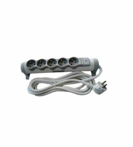 Bloc multiprise 6 ports avec câble