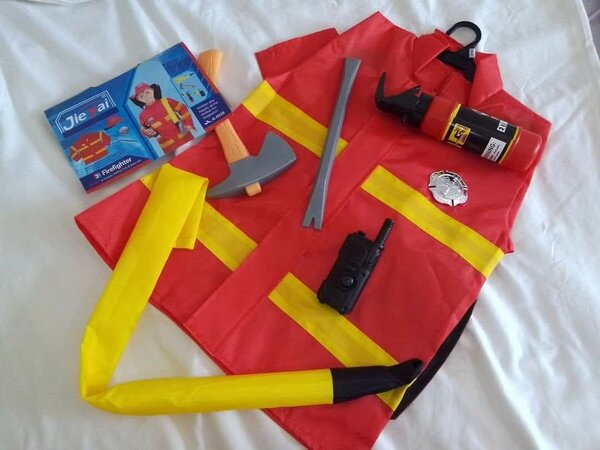 Déguisement pompier mixte