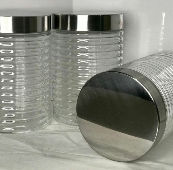 1.2 litre approx Glass Storage Jar