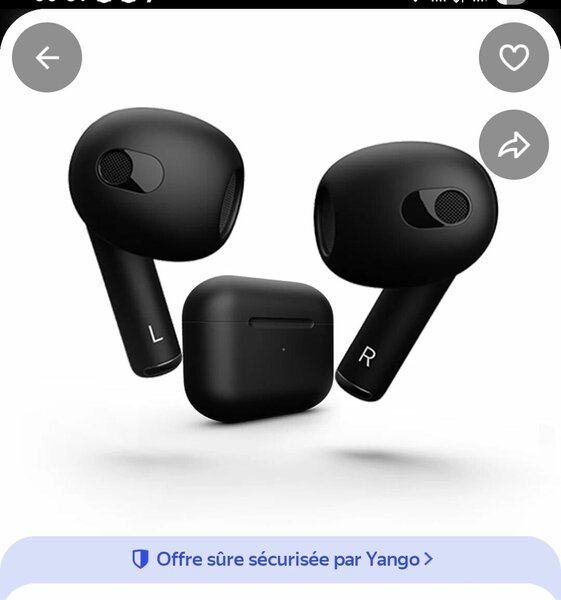 Airpods3 3ème genèration noir