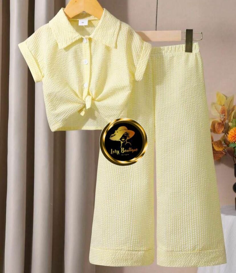 Ensemble décontracté jaune