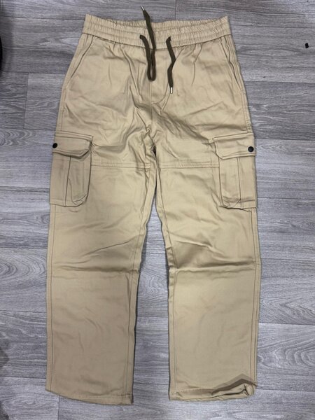 Pantalon cargo beige homme