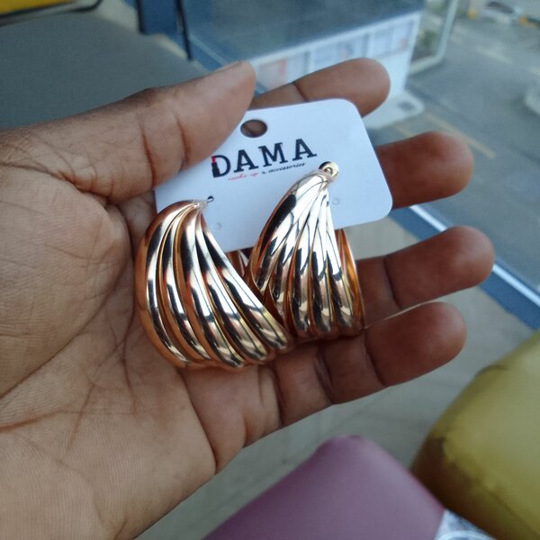 Boucles d'oreilles créoles or