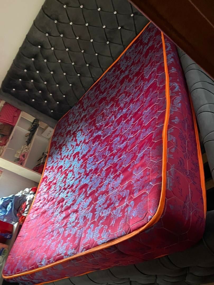 Queen size mattress and the bed