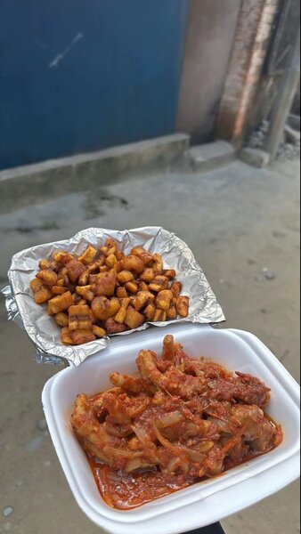 Alloco , attieke, dindon