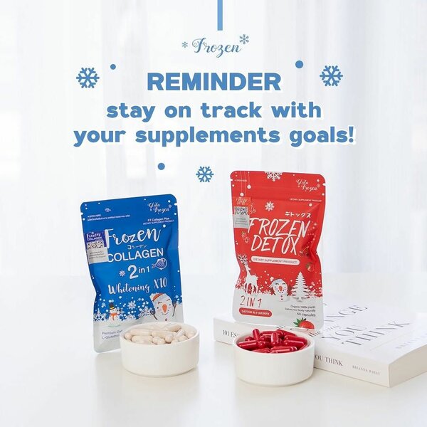 Frozen collagen and frozen detox