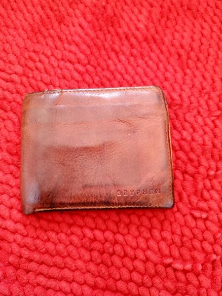 portefeuille en cuir