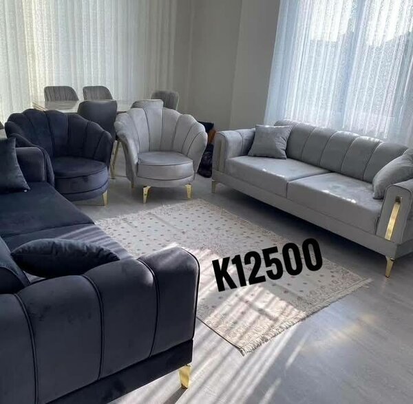 A set of beautiful and soft home furniture