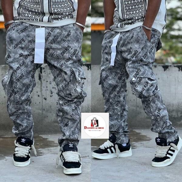 Pantalon cargo tendance homme