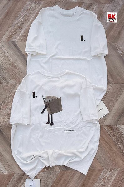 T-shirt blanc imprimé