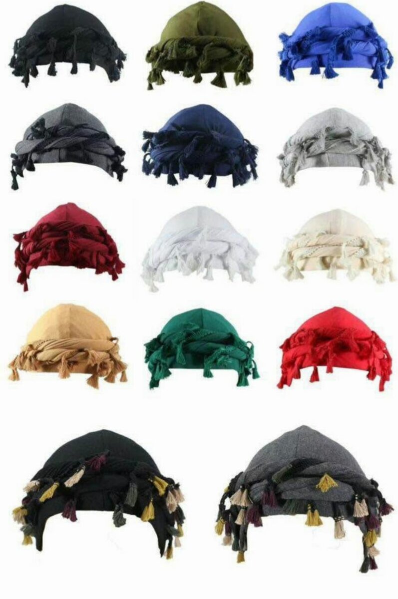 Bonnets à franges unisexes